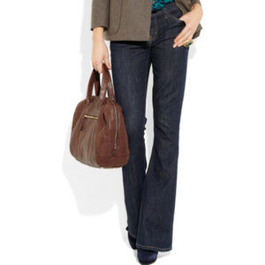 Current/Elliott The Low Bell low-rise flared jean